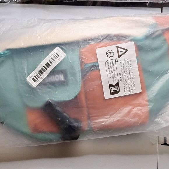 Men's chest bag colorblock fannypack belt bag hiking fashion travel accessory - Picture 6 of 6